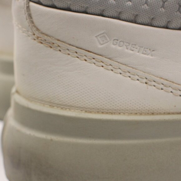 Ecco Biom H4 Golf Gore Tex Shoes Men's 8-8.5 Beig Grey Sneakers Shoes Spikeless - Picture 10 of 12